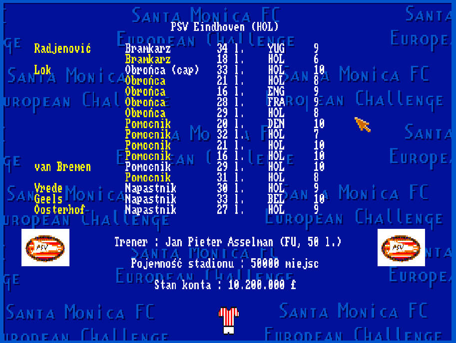 Santa Monica FC Euro Challenge online game