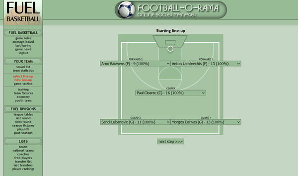 FUEL Basketball online game