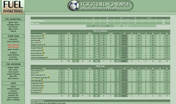 FUEL Basketball online game